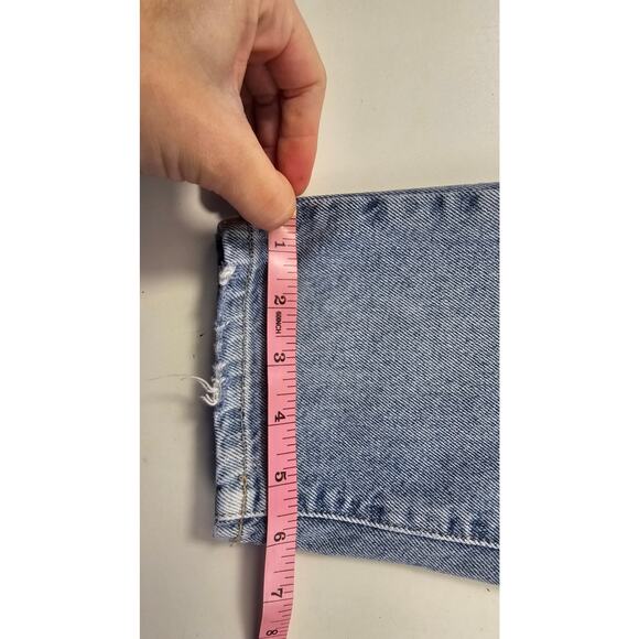 Forever 21 sz 25 distressed boyfriend relax fit jeans light wash EUC 90s ankle - Picture 4 of 7